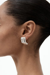 Vertigo Earrings - Silver