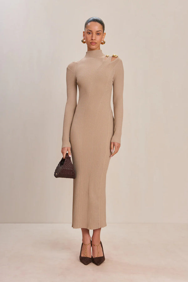 Alyssa Knit Dress - Fog