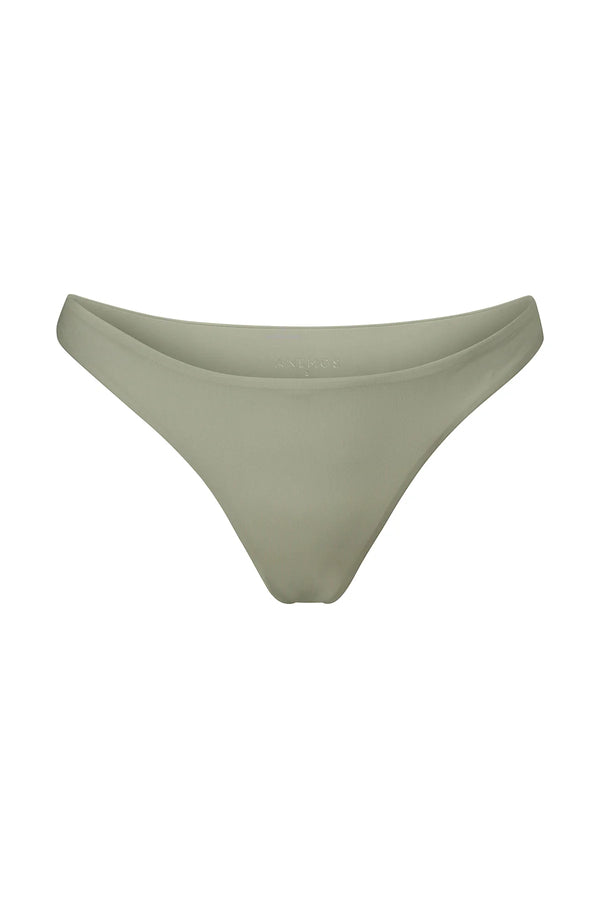 The Eighties High Cut Bikini Bottom - Sage