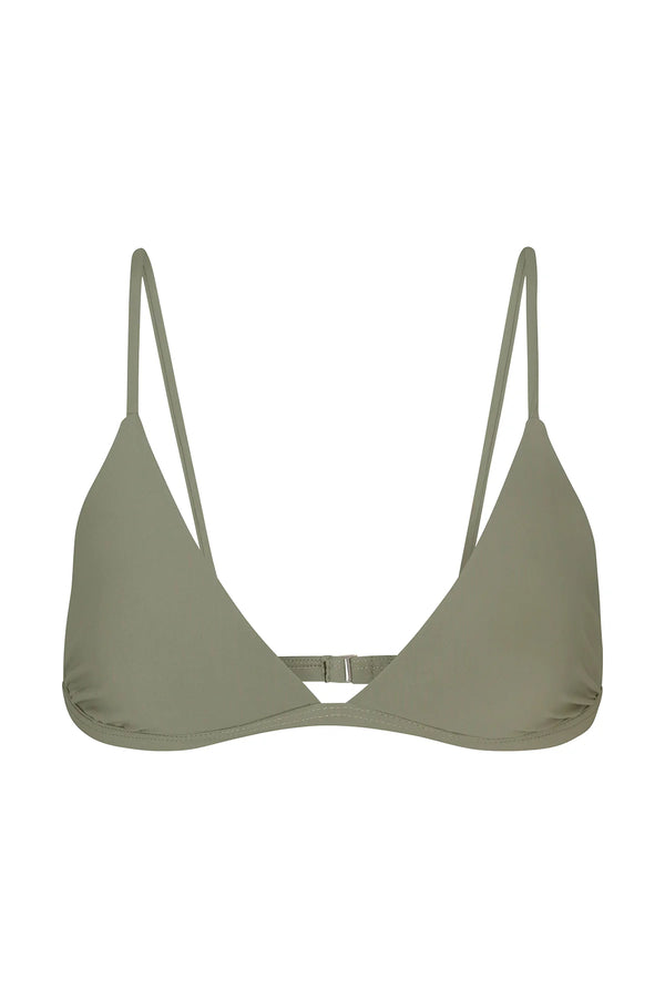 The Classic Triangle Bikini Top - Sage