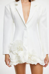 Hampstead Blazer Dress - Ivory