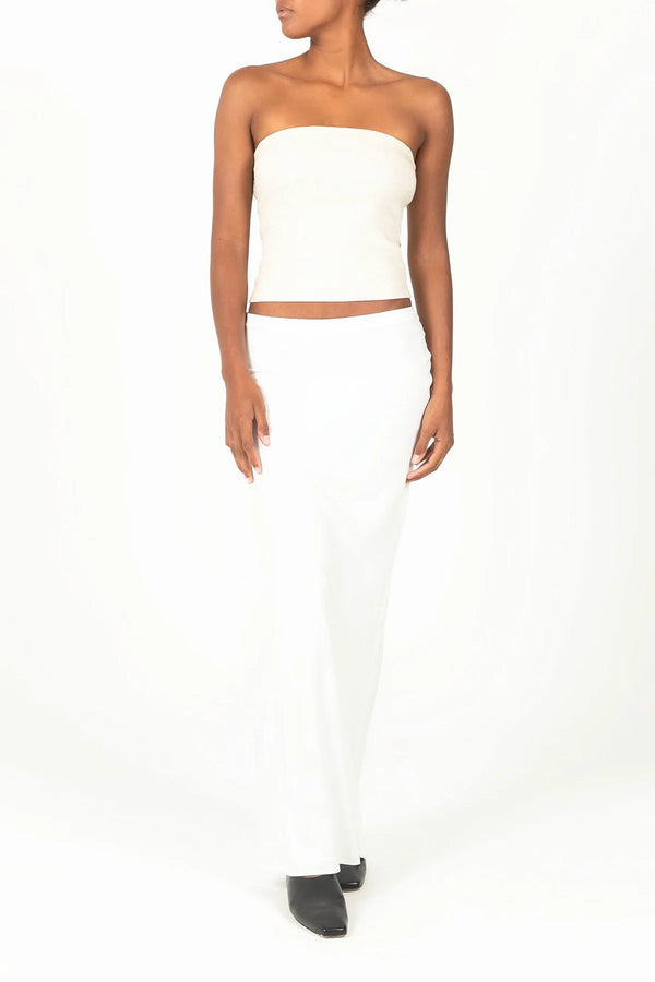 The Ritts Strapless Top - Off-White