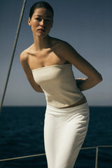 The Ritts Strapless Top - Off-White