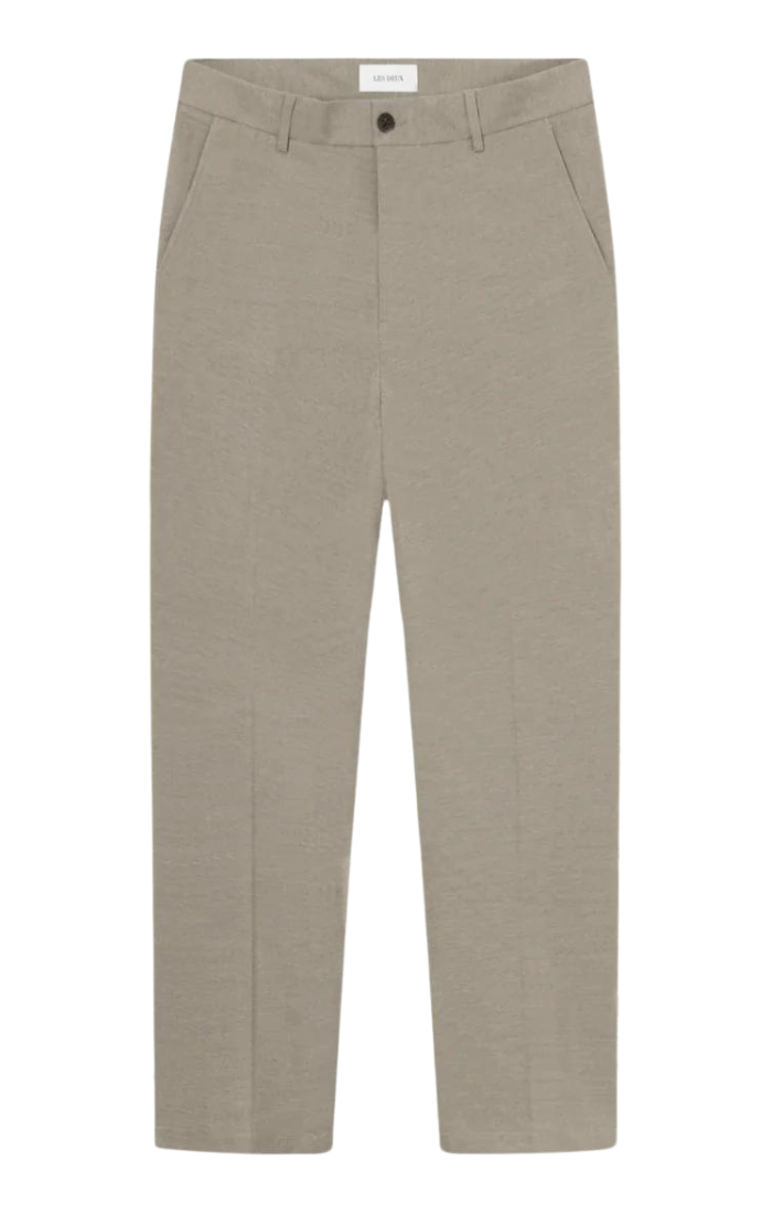 Como Twill Suit Pants - Light Sand Melange