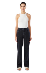 Ms. Keaton High Rise Baggy Jean - Black