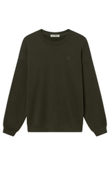 Oversized Crewneck Sweatshirt - Moss