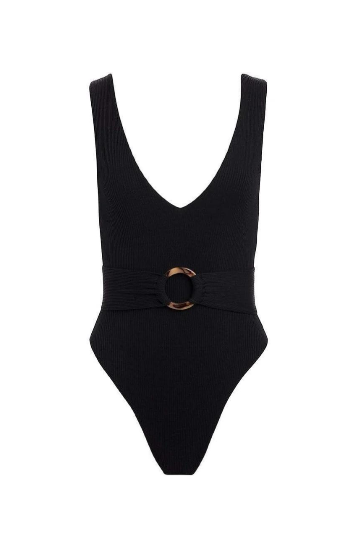 Kim One-Piece - Black Rib