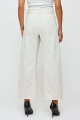 Anona Gusset Cargo Pants - Ivory