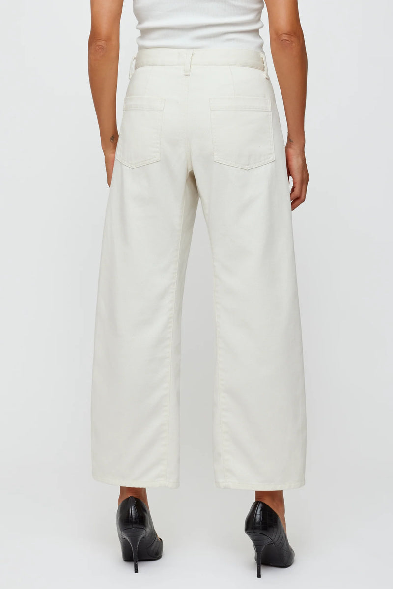 Anona Gusset Cargo Pants - Ivory