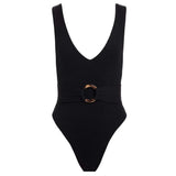 Kim One-Piece - Black Rib