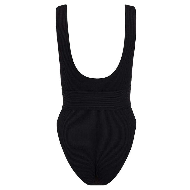 Kim One-Piece - Black Rib