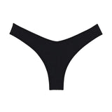 Lulu Bikini Bottom - Black Rib