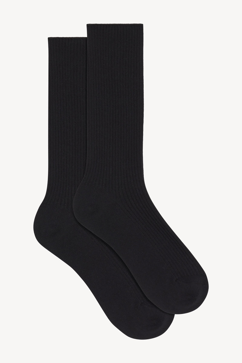 Classic Rib Socks - Black