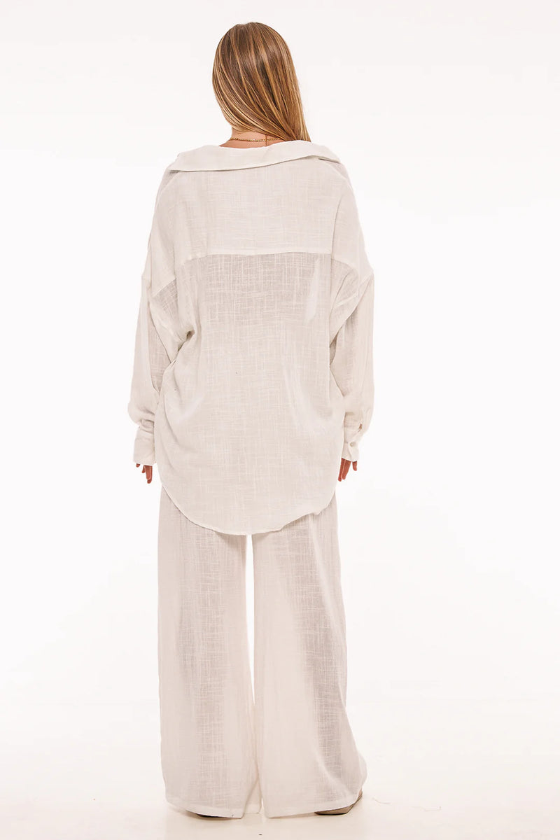 Como Button Up Shirt - Natural