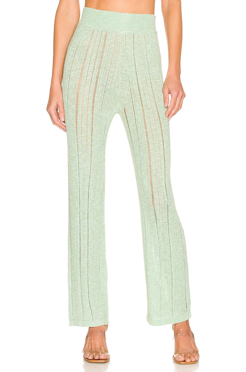 Laurel Knit Pant - Aloe