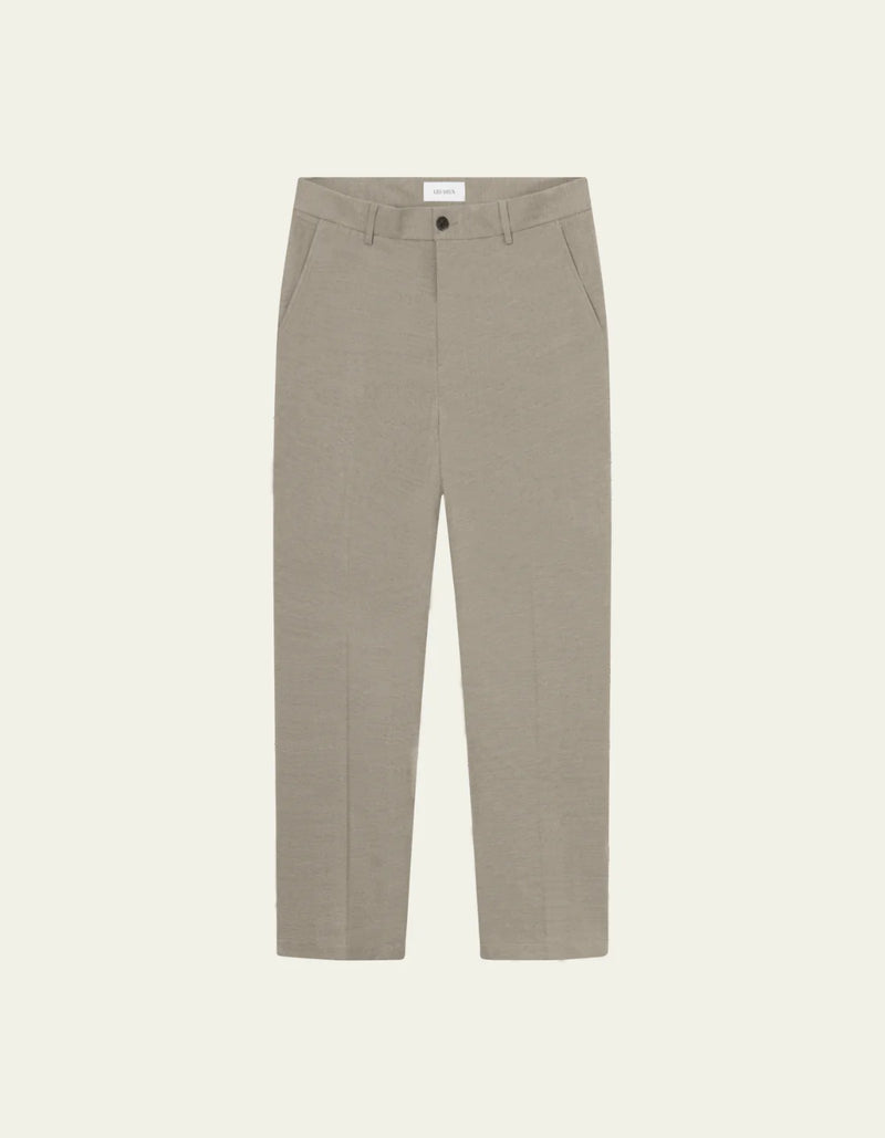 Como Twill Suit Pants - Light Sand Melange