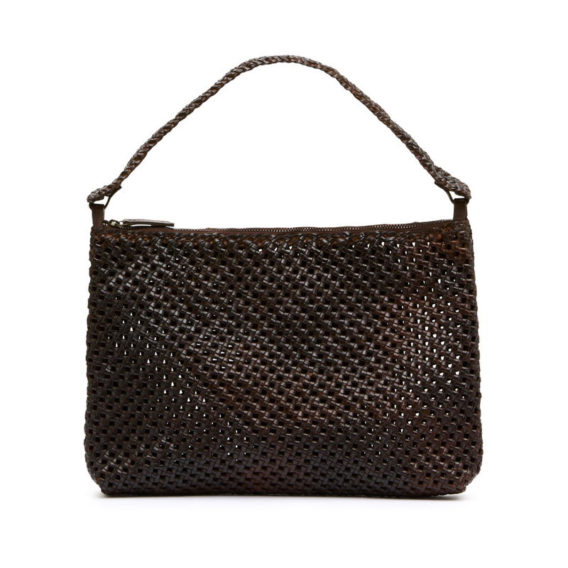 Macrame Shoulder Bag - Chocolate