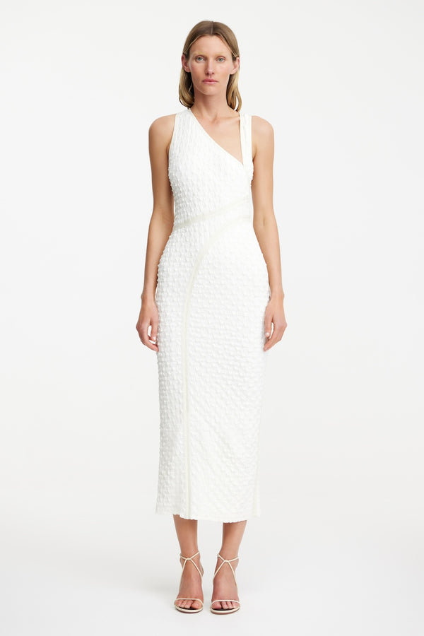 Alex Midi Dress - Chalk