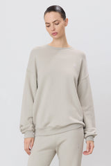 Oversized Crewneck Sweatshirt - Dove