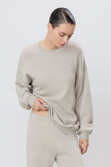 Oversized Crewneck Sweatshirt - Dove