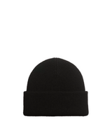 Downing Rib Cashmere Beanie - Black