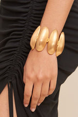 Fiore Bracelet - Brushed Brass