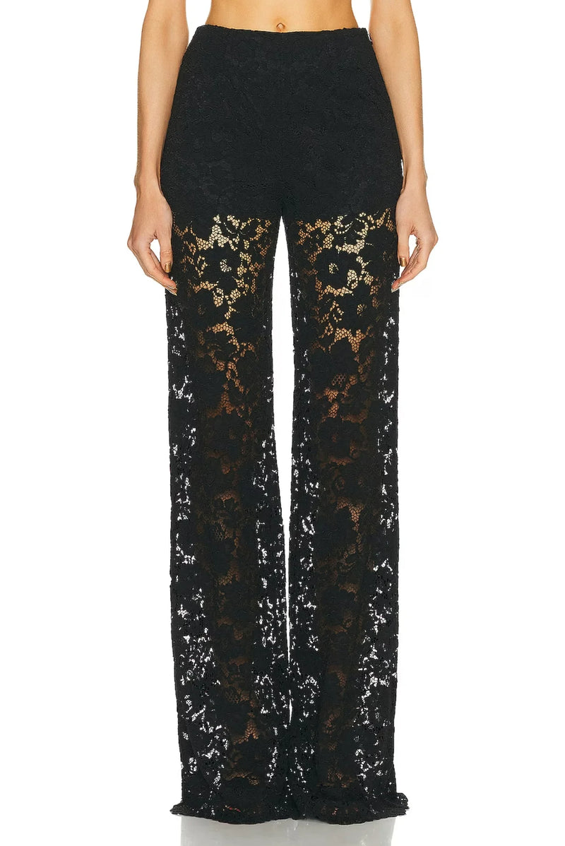 London Lace Flared Pants