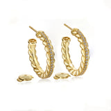 Birth Narrow Earrings - Gold