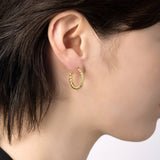 Birth Narrow Earrings - Gold