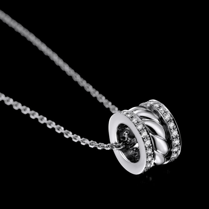 Birth Eternal Necklace - White Gold