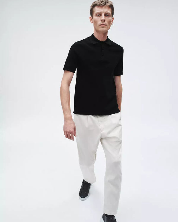 Harvey Knit Polo - Black