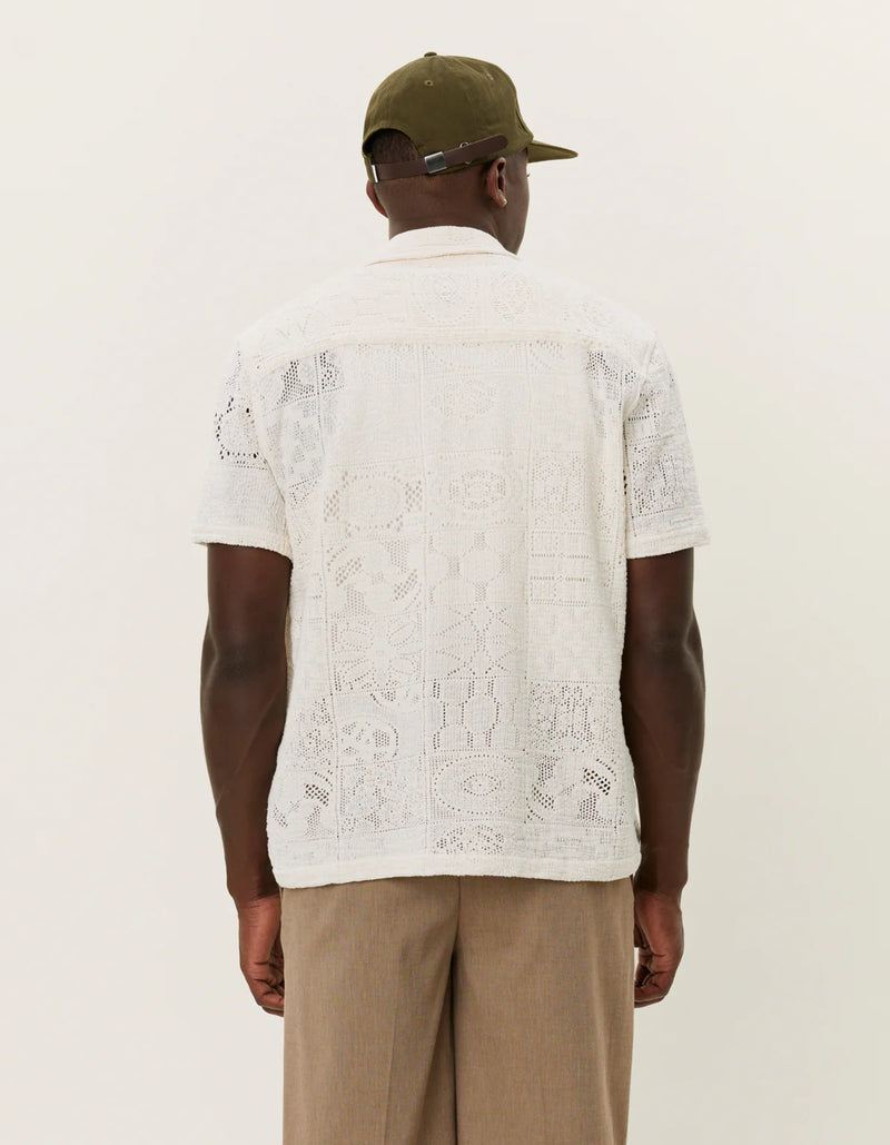 Hector Lace SS Shirt - Ivory