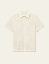 Hector Lace SS Shirt - Ivory