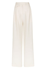 Irena High Waisted Tailored Pant - Ivory