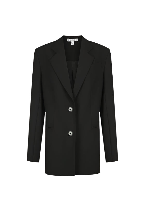 Irena Double Pocket Blazer - Black