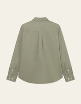 Kent Tencel Shirt - Lichen Green