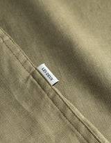 Kris Linen S/S Shirt - Surplus Green