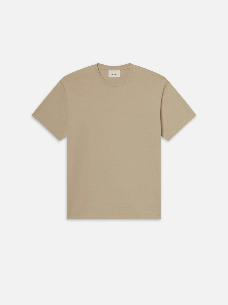 Duo Fold S/S Tee - Light Beige