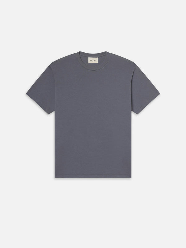 Duo Fold S/S Tee - Smokey Blue