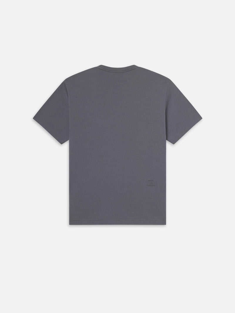 Duo Fold S/S Tee - Smokey Blue