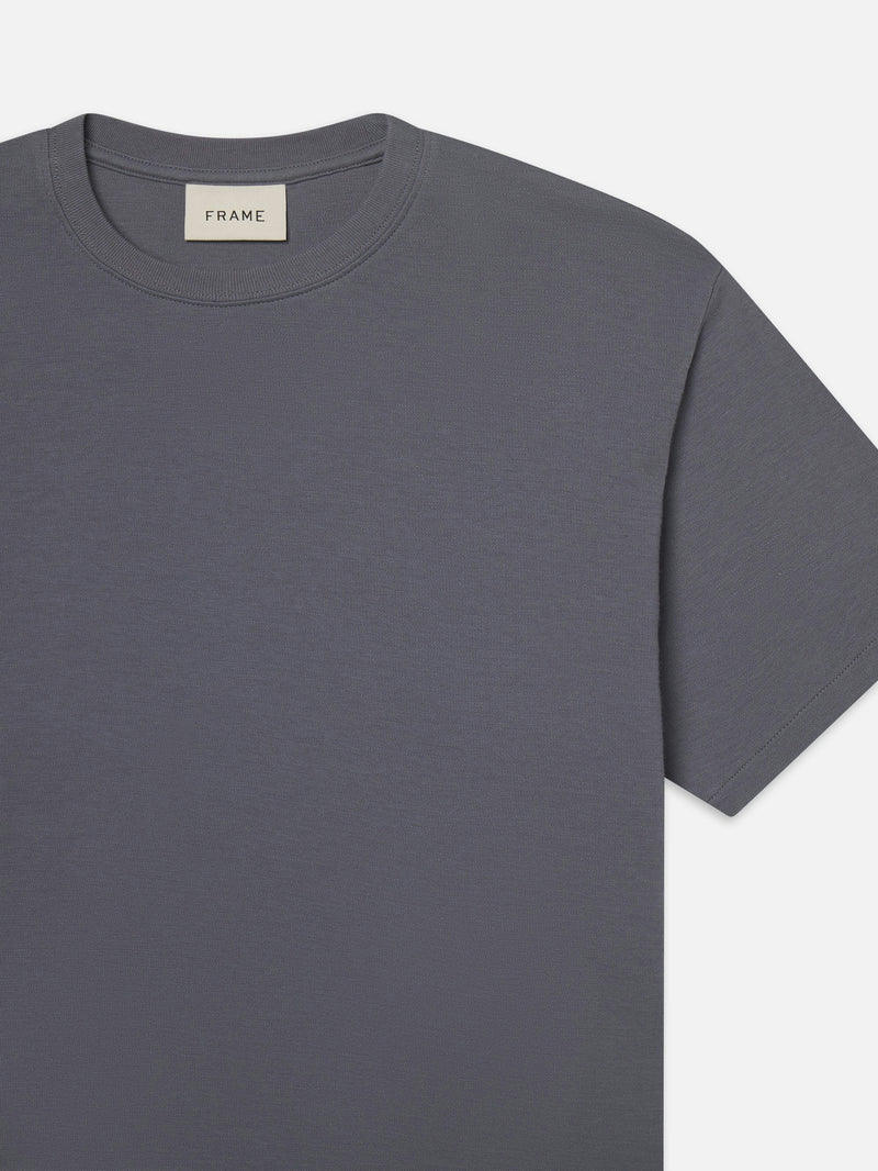 Duo Fold S/S Tee - Smokey Blue