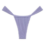 Sandra Bikini Bottom - Lavender Crochet