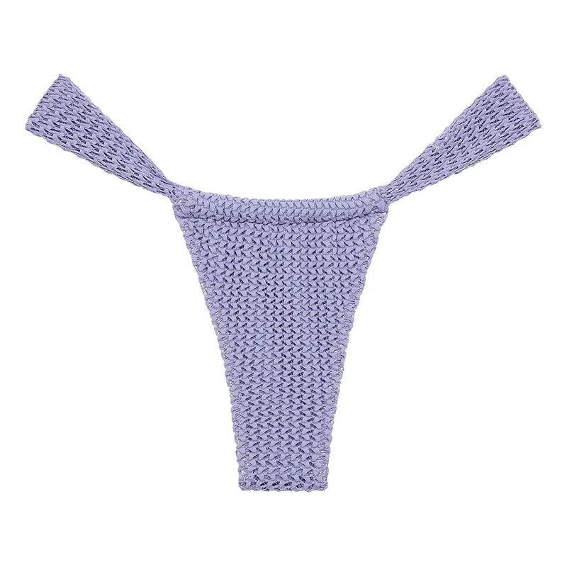 Sandra Bikini Bottom - Lavender Crochet