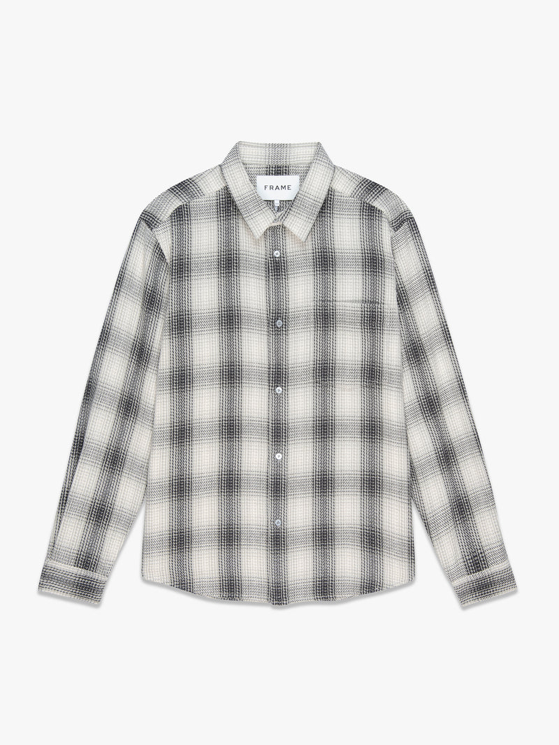 Baja Plaid Shirt - Dark Navy