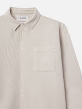 Waffle Textured Shirt - Off White