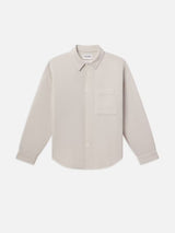 Waffle Textured Shirt - Off White