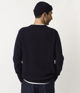 Ribbed Pullover - Dark Navy