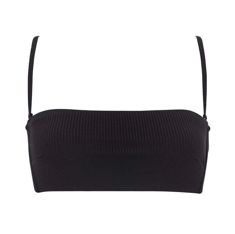 Summer Top - Black Rib