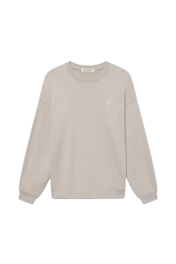 Oversized Crewneck Sweatshirt - Dove