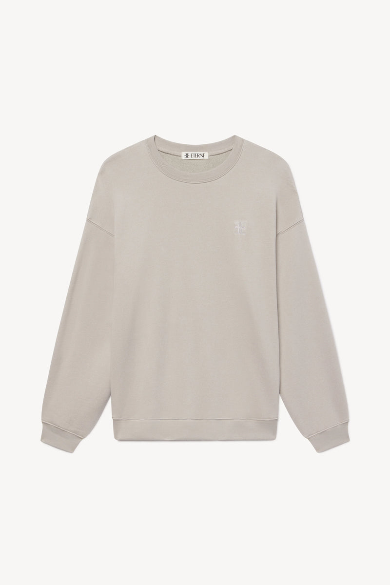 Oversized Crewneck Sweatshirt - Dove